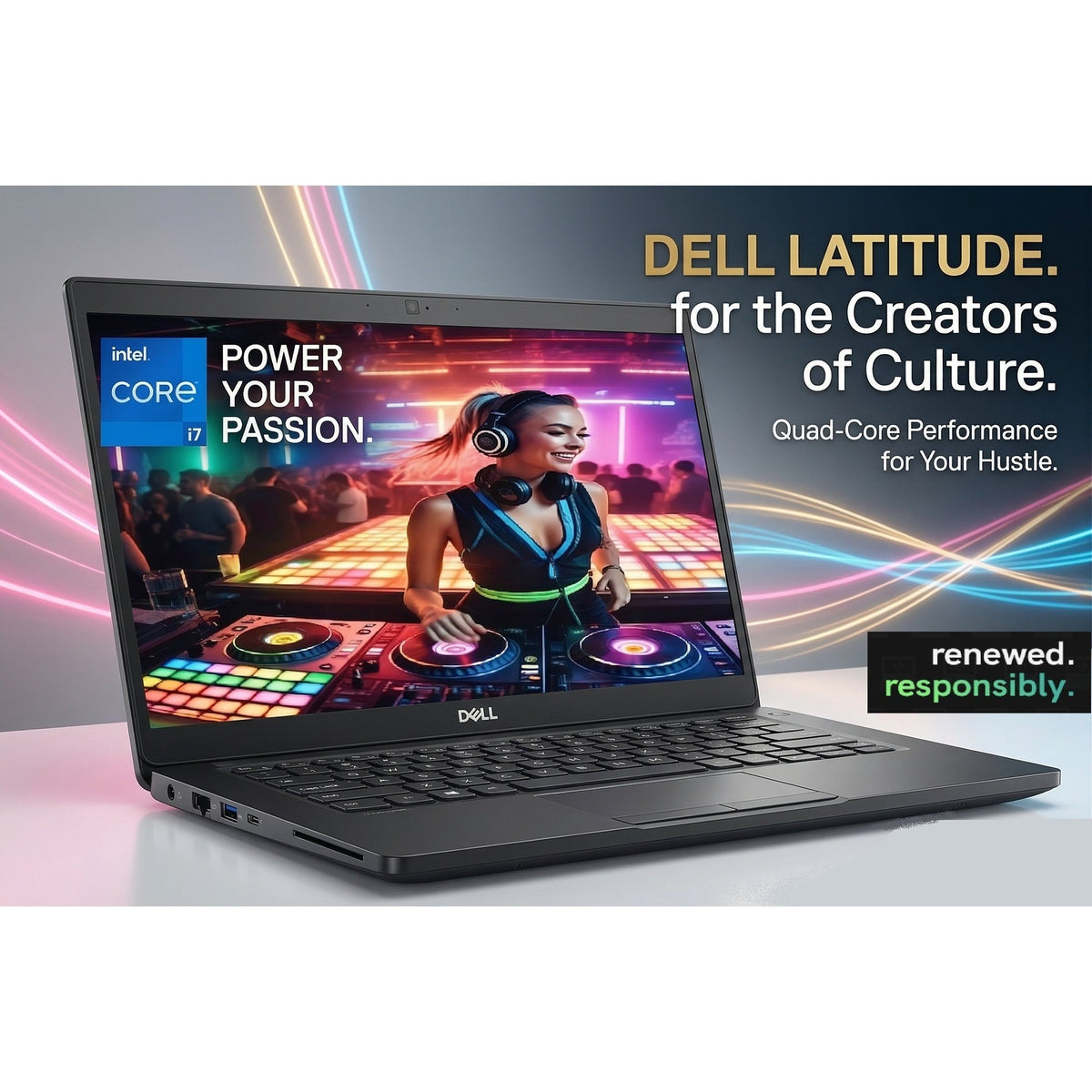 ~CLEARANCE SALE~ 12.5" Dell Latitude Laptop PC: Intel i7 (16GB RAM, 256GB NVME SSD) Built in Webcam! Backlit Keyboard! Windows 11 Pro!