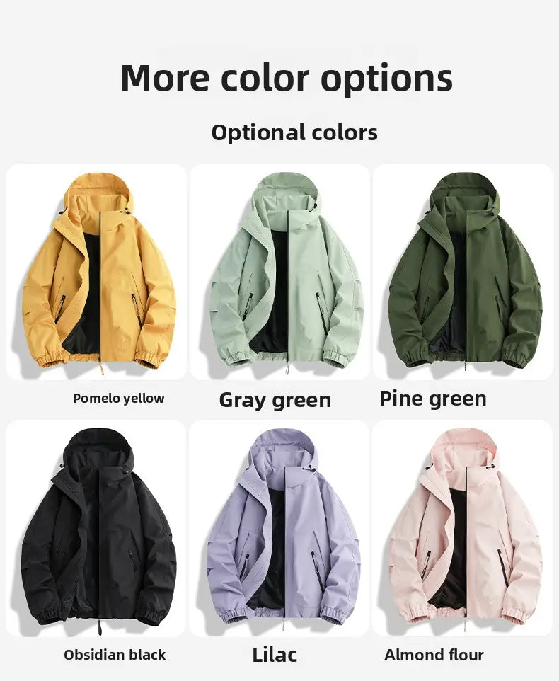 Male Windbreaker Jacket - Lightweight Athletic Techwear Outerwear with Sun Protection, Breathable and Quick Dry, 6-Colors, Hooded, Long Sleeve, Normal Type, Running, Techwear Styling, Uv-Protective wind resistant casual fall, Zip