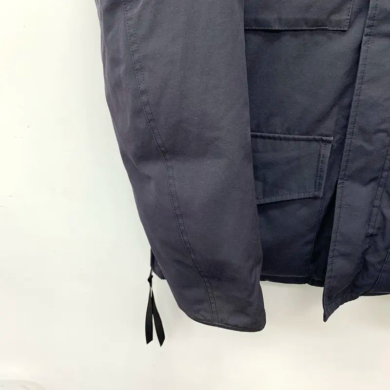 RDLT— Canada Goose Black Logo Patch Hooded Down Jacket Size L
