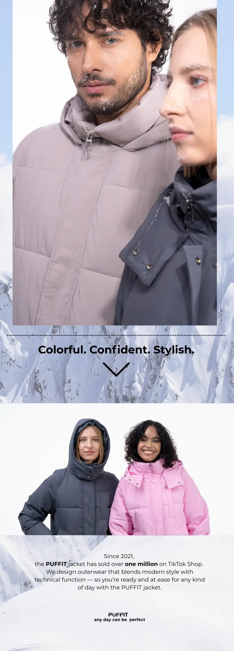 PUFFIT WarmCore Premium Classic Hooded Long Puffer Coat Women Long Ladies Quilted Outerwear Jacket Big Pocket,Water Repellent,Fall Winter Warm Basic Long Sleeve Tops Coat,Womenswear,2026 Shopping