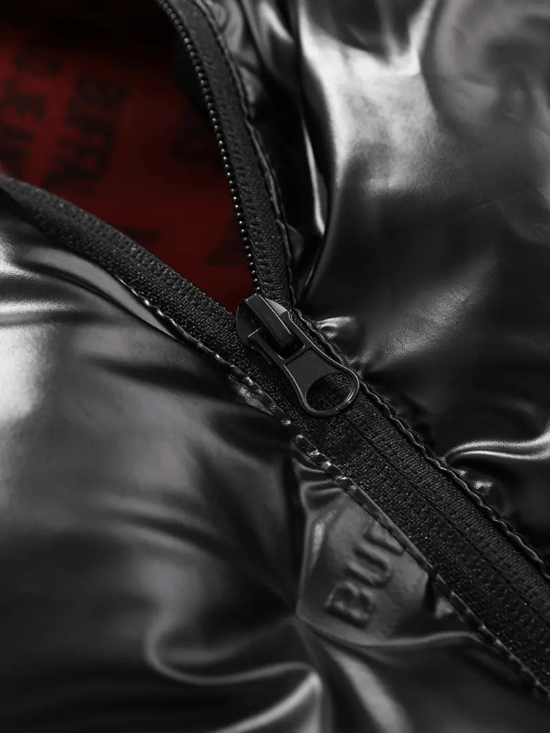 1 Pack Oversized Shiny Puffer Jacket TikTok Viral Streetwear Windproof Insulated Hooded Coat for Men Women Daily & Outdoor Casual Jacket Coat