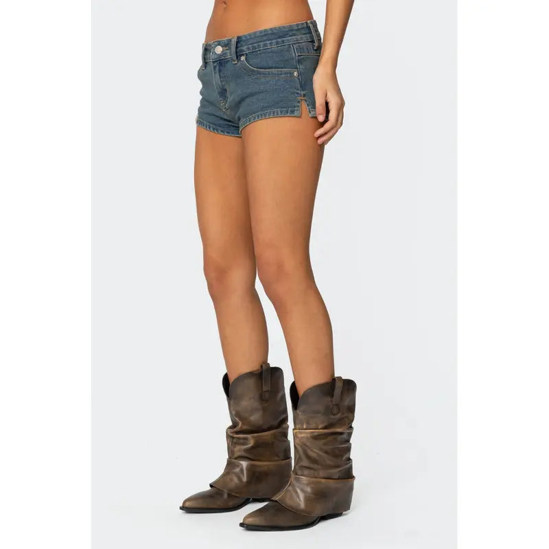 Jagger Low Rise Denim Shorts