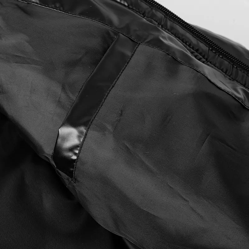 Men’s hooded down jacket, thick warm windproof zip-up winter outerwear with a loose fit, casual outer layer