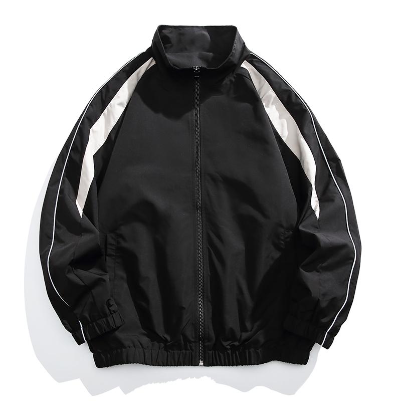 Men's Fitted Solid Color Waterproof Windproof Knit Drawstring Zip-up Hoodie Jacket - Menswear Activewear, Long-Sleeve Casual Top with Zipper Pockets, Outdoor Shield Coat
