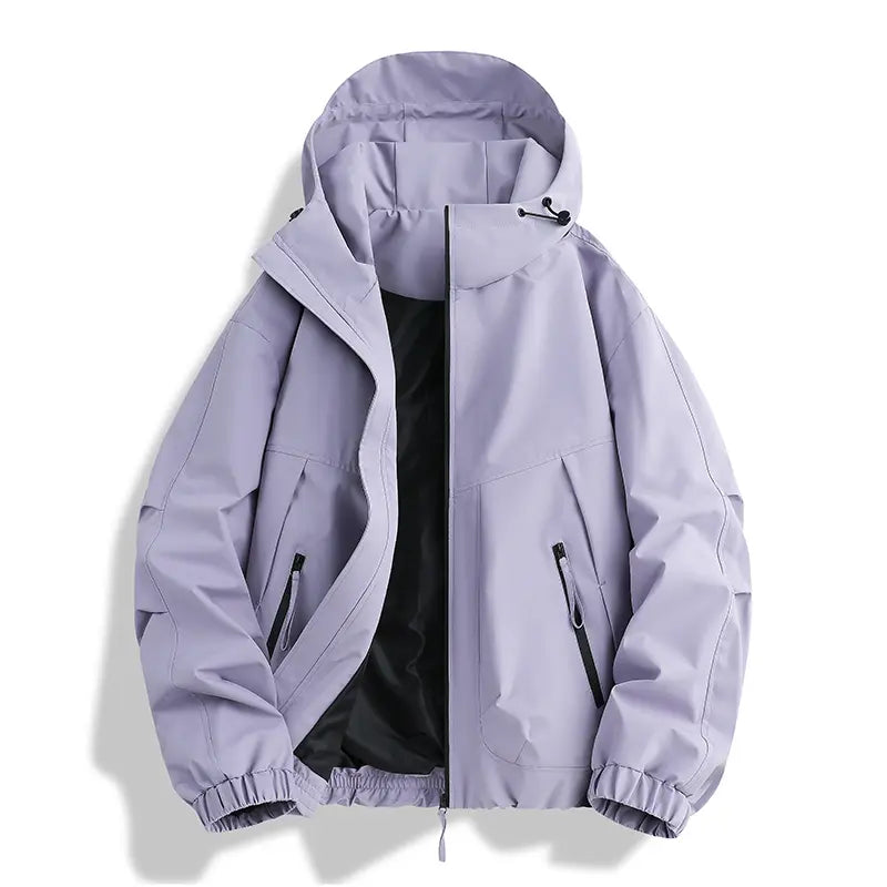 Male Windbreaker Jacket - Lightweight Athletic Techwear Outerwear with Sun Protection, Breathable and Quick Dry, 6-Colors, Hooded, Long Sleeve, Normal Type, Running, Techwear Styling, Uv-Protective wind resistant casual fall, Zip