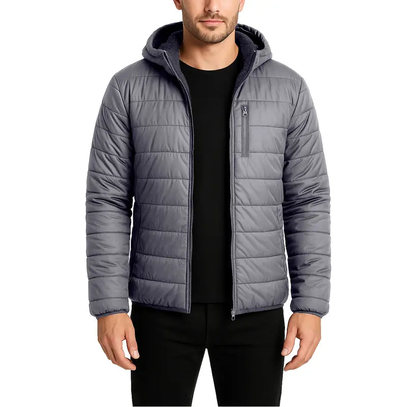 Men's Classic & Sherpa Fleece Lined Hooded Puffer Jacket (S to 2XL)