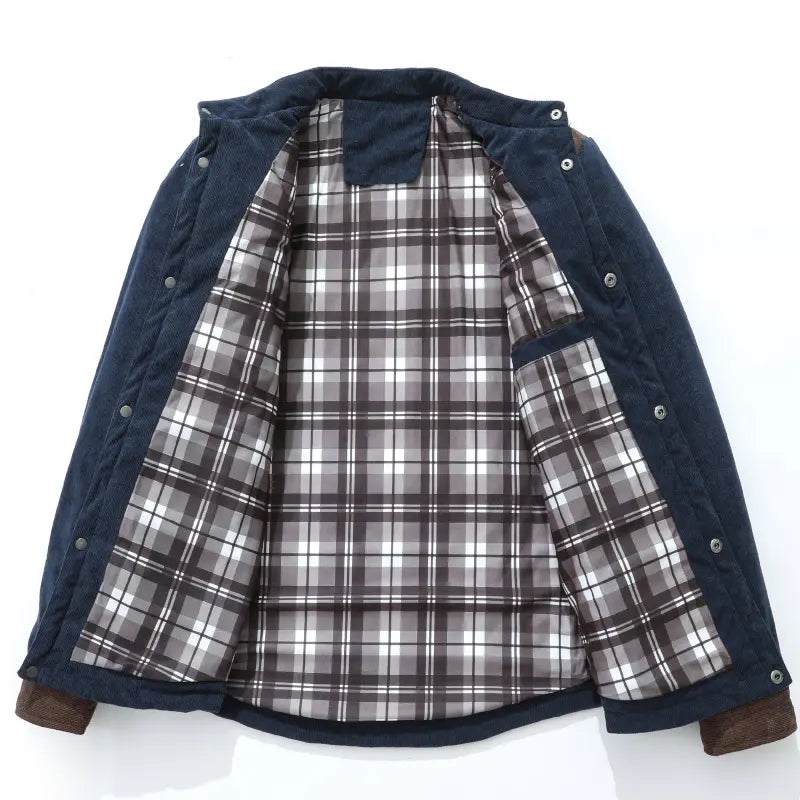 【Order Size Up】 Zaitun Men's Diamond Quilted Puffer Down Jacket Lightweight Casual Button Down Coats in Polyester Material for Everyday Wear