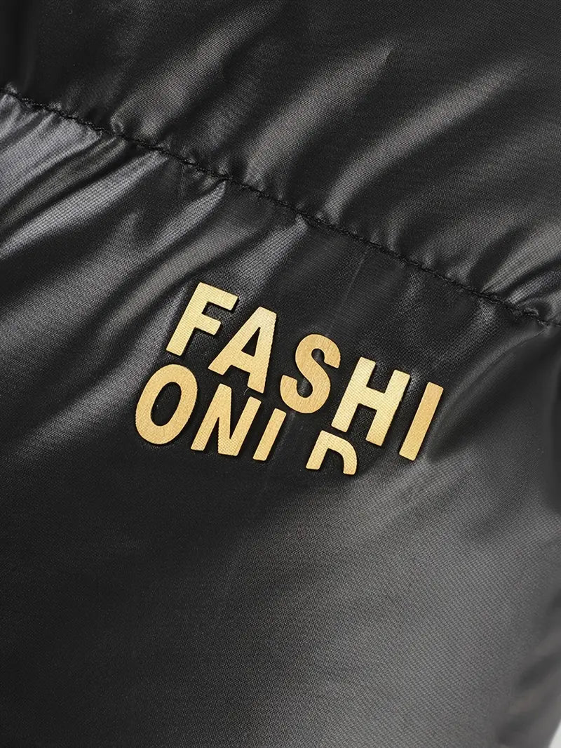 Men's Plain Cotton Longsleeve Loose-Fitting Coats - Autumn Winter New Thick Chic Fashion Normal Type Versatile Casual Outerwear, Black Gold/Beige Bread-Style Mens Tops, Menswear