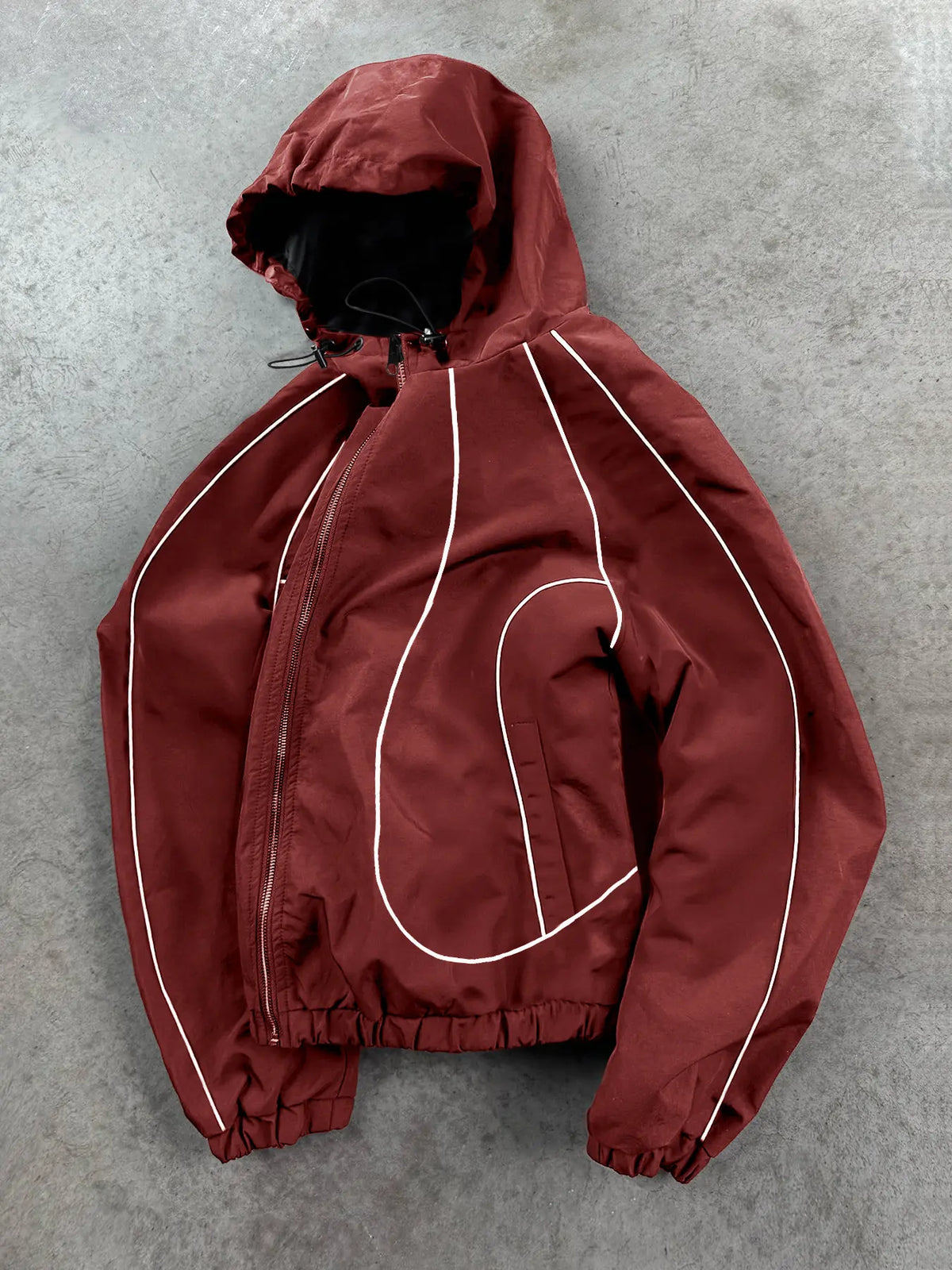 Men's Windproof Waterproof Jacket, Breathable Outdoor Hiking Coat, Foldable Hat Design, Lightweight Durable, All-Weather Use, Outdoor Sports Jacket, Sports Hooded Jacket, Hooded Athletic Coat, Outdoor Wear