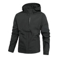 ZMZY Men's Lightweight Outdoor Windbreaker Jacket, Full-Zip Sports Outerwear for Casual Hiking, Mountaineering & Camping, Windproof Shell with Adjustable Cuffs, Chest Pocket, Relaxed Fit Autumn Active Jacket