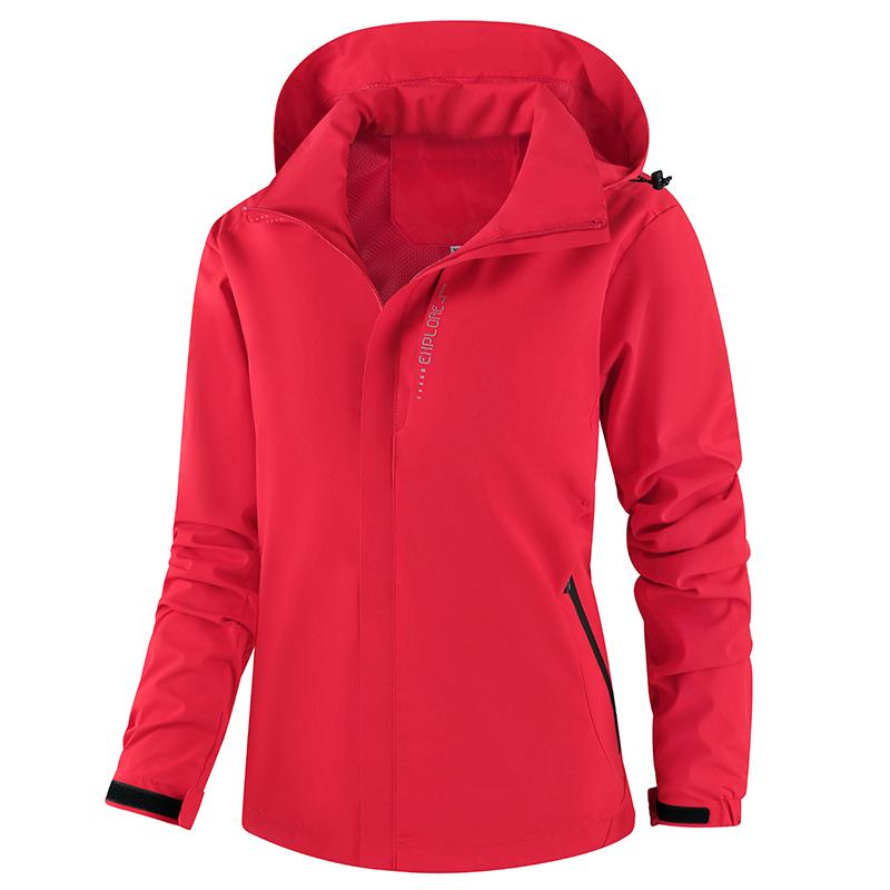 Women’s Hooded Hardshell Jacket | Windproof & Waterproof Spring/Autumn Outdoor Hiking Jacket, perfect for commuting and outings