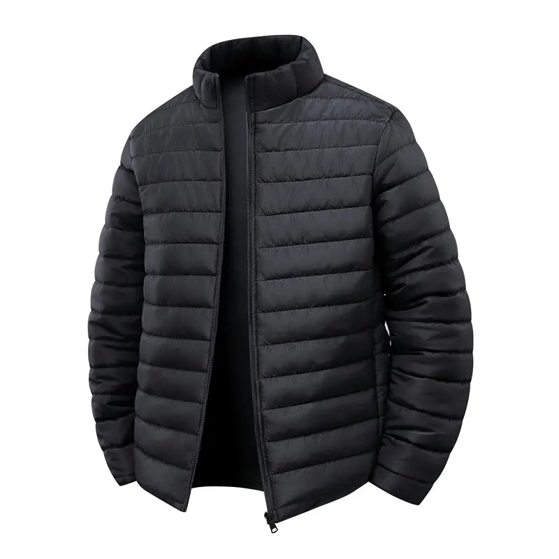 Women’s solid-color zip-up jacket, warm long-sleeve cotton outerwear (runs large—order one size down), hidden zipper pockets, suitable for autumn and winter, cold-resistant cotton coat/padded vest for outdoor everyday wear, new arrival for fall.