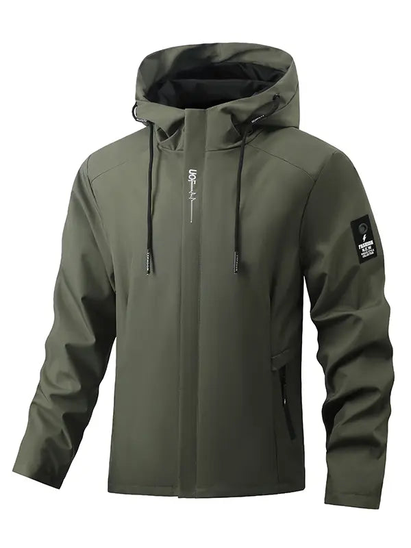 Clean Gent men’s hooded windbreaker, men’s water-resistant jacket, quick-dry breathable jacket, men’s hiking coat, outdoor camping jacket, lightweight casual outerwear, men’s travel jacket, windproof hooded coat, multicolor men’s jacket, everyday ...