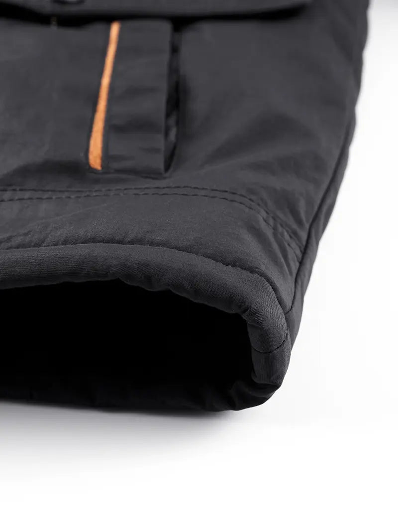 Men's Winter Fleece-Lined Jacket with Hood, Windproof & Waterproof Warm Casual Outerwear, Stylish and Comfortable Design Jacket for Cold Weather