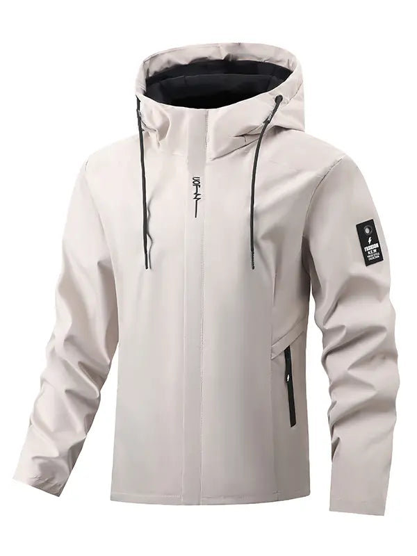 Clean Gent men’s hooded windbreaker, men’s water-resistant jacket, quick-dry breathable jacket, men’s hiking coat, outdoor camping jacket, lightweight casual outerwear, men’s travel jacket, windproof hooded coat, multicolor men’s jacket, everyday ...