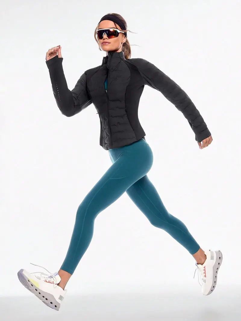 GLOWMODE High Chill Warm Soft Seamless Stretchy Reflective Down-Proof Slim-Fit Puffer Jacket Autumn Winter Outdoor Daily Casual