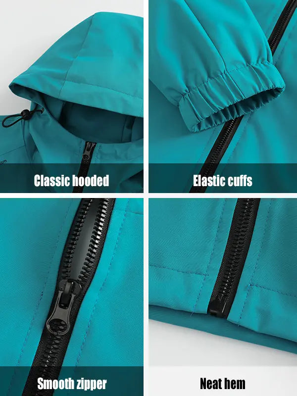 Men’s lightweight, breathable hooded jacket with zippered pockets, available in multiple colors, suitable for men’s everyday wear and as a top jacket.