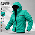 Men’s American-Style Outdoor Functional Lake Green Hooded Jacket | Lightweight Windproof Waterproof Casual Jacket, Stylish Men’s Jacket