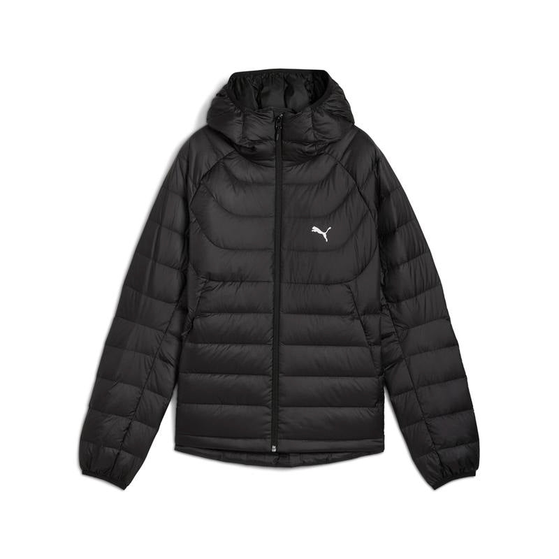 PUMA Womens Packlite Hooded Down Jacket Athletic Outerwear Casual - Black