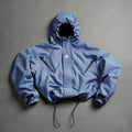 Men's Lightweight Hooded Windbreaker Coat - Khaki Menswear Tops, Stylish Sports Outerwear for Casual Athletic Running & Hiking