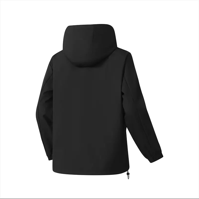 Men’s lightweight, breathable hooded jacket with zippered pockets, available in multiple colors, suitable for men’s everyday wear and as a top jacket.