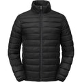 Zoofly Men's Regular Fit Casual Long Sleeve Winter Puffer Down Coat - Elastic, Thermal, Lightweight, Waterproof, Polyester Outerwear with Zip Pockets, Machine Washable