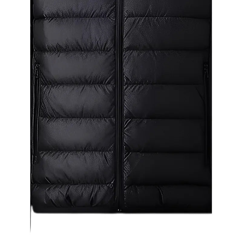 Functional Mensfashion Quilted Outerwear to Keep Warm, Slim‑fit Silhouette, Full‑zip Construction, Wind‑resistant Feature, Ideal for Traveling, Commuting and Various Cold‑season Casual Occasions