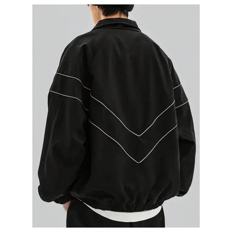 Spring Summer Casual Zip Up Jacket Lightweight Windbreaker Outerwear Varsity Jackets