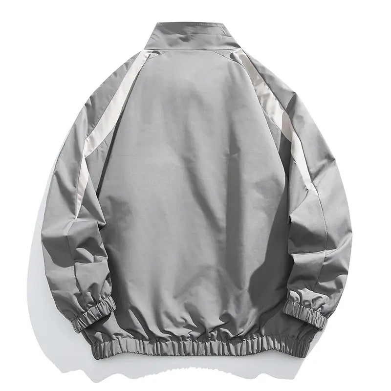 Men's Fitted Solid Color Waterproof Windproof Knit Drawstring Zip-up Hoodie Jacket - Menswear Activewear, Long-Sleeve Casual Top with Zipper Pockets, Outdoor Shield Coat