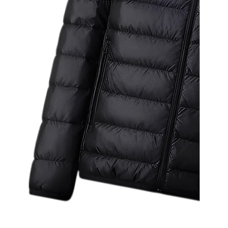 Functional Mensfashion Quilted Outerwear to Keep Warm, Slim‑fit Silhouette, Full‑zip Construction, Wind‑resistant Feature, Ideal for Traveling, Commuting and Various Cold‑season Casual Occasions
