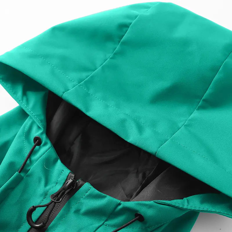 Men's casual hooded jacket, fashionable multi-purpose outdoor casual windproof and waterproof jacket with adjustable hat design, waterproof and wear-resistant surface design, suitable for daily commuting, cycling, park camping, clock in time, suit...