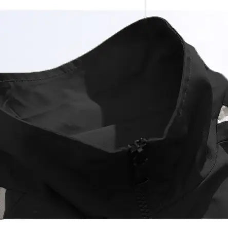 Men's Color Block Stand Collar Track Jacket, Full Zip Loose Fit Windbreaker, Breathable Easy Care Skin-Friendly Casual Streetwear Outerwear for Spring Fall Daily Wear