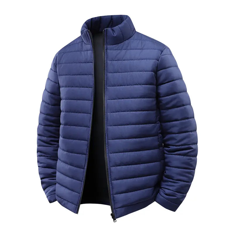 Women’s solid-color zip-up jacket, warm long-sleeve cotton outerwear (runs large—order one size down), hidden zipper pockets, suitable for autumn and winter, cold-resistant cotton coat/padded vest for outdoor everyday wear, new arrival for fall.