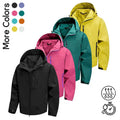 Men's Plain Polyester Long Sleeve Multi-Color Hooded Outdoor Coat - Splash-Proof, Windproof, Breathable, Lightweight, Tear-Resistant Windbreaker - Versatile Menswear Outerwear for Mountaineering, Daily Commuting