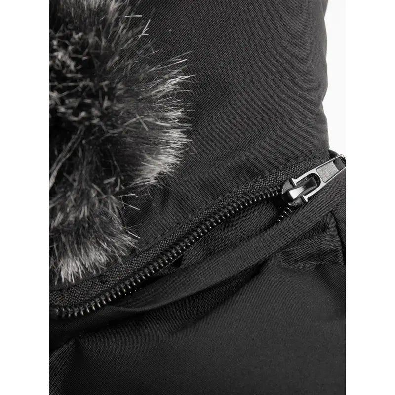 Men's Winter Heavy-duty Long Parka Coat, Thick and Warm Insulation, Detachable Faux Fur Hood Pocket with Large Pocket, Suitable for Skiing and Commuting
