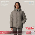 PUFFIT WarmCore Premium Detachable-Hood Puffer Jacket | Classic Lightweight Winter Coat,Windproof,Water-Repellent,Adjustable Drawstring Design,Womenswear,Tops,Outerwear,Long Sleeve,Fall Jacket,2026 Shopping