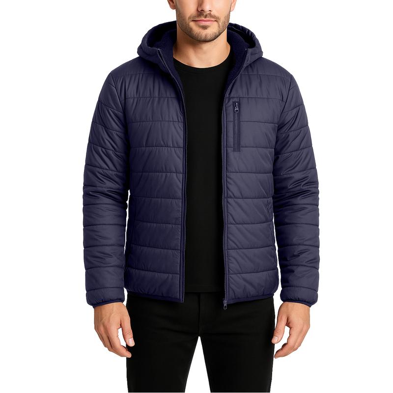 Men's Classic & Sherpa Fleece Lined Hooded Puffer Jacket (S to 2XL)