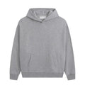 Men's Cotton-Poly Plain Solid Casual Long-Sleeve Fitted Pullover Hoodie - Soft, Breathable, Skin-Friendly, Lightweight, Machine-Washable Minimalist All-Seasons Streetwear Top