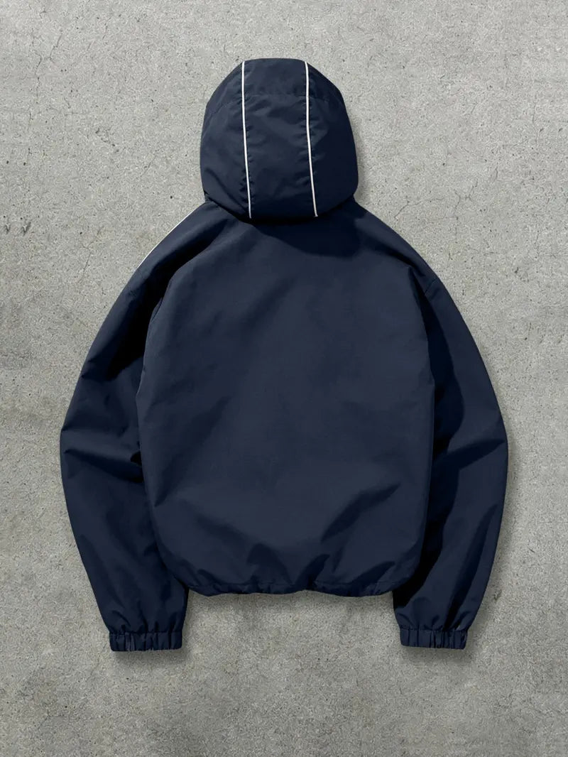 Men's Hooded, Long Sleeve Casual Style, Wind-Resistant Wrinkle-Free Fabric, Bright Color, All Seasons, Daily Wear, Night Run, Shopping, Coats, Street Casual Jacket