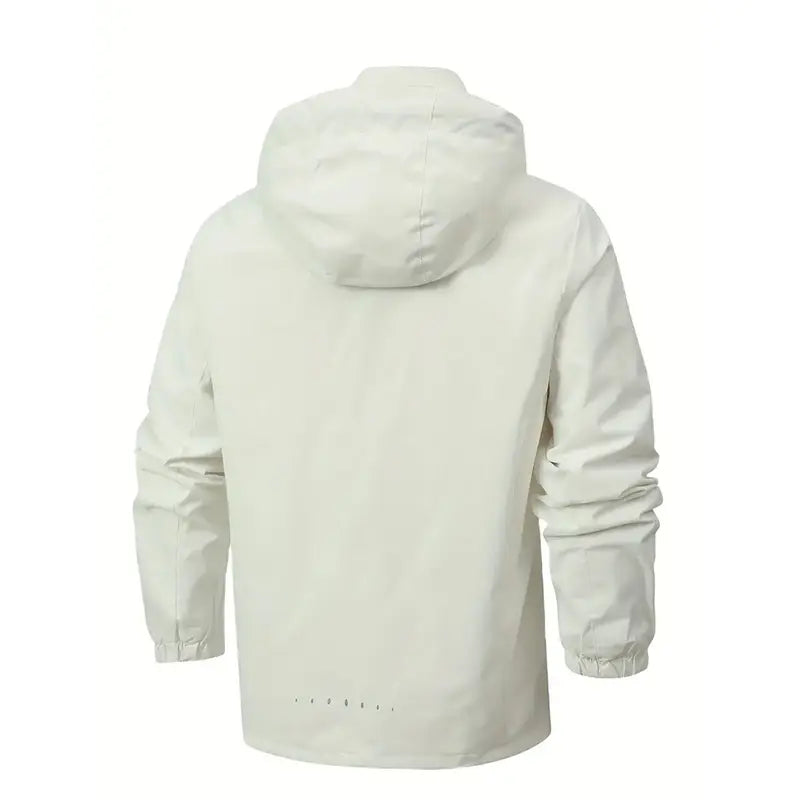 ZMZY Men's Lightweight Outdoor Windbreaker Jacket, Full-Zip Sports Outerwear for Casual Hiking, Mountaineering & Camping, Windproof Shell with Adjustable Cuffs, Chest Pocket, Relaxed Fit Autumn Active Jacket