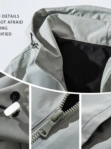 Zip Up Jackets Vintage Washed Coat Streetwear Hoodies Unisex Soft Material Casual Fashion Essential Tops for Men Day Womenswear