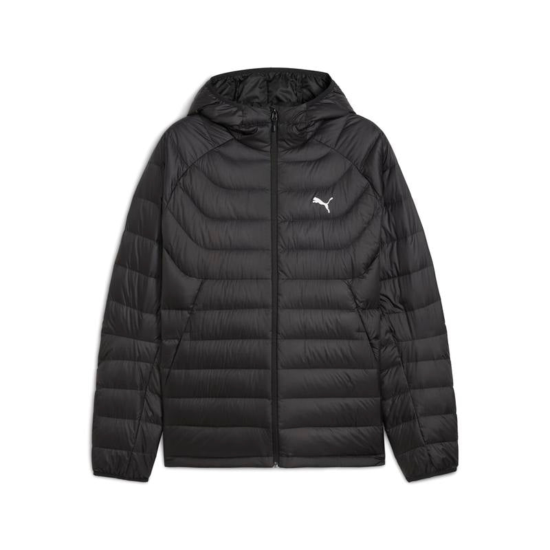 PUMA Mens Packlite Hooded Down Jacket Athletic Outerwear Casual - Black