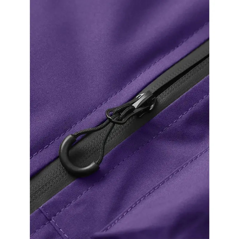 Men Lightweight Outdoor Hooded Jacket Water Resistant Windbreaker Full Zip Adjustable Drawstring Hood Hiking Work Shell Coat Multi‑Color