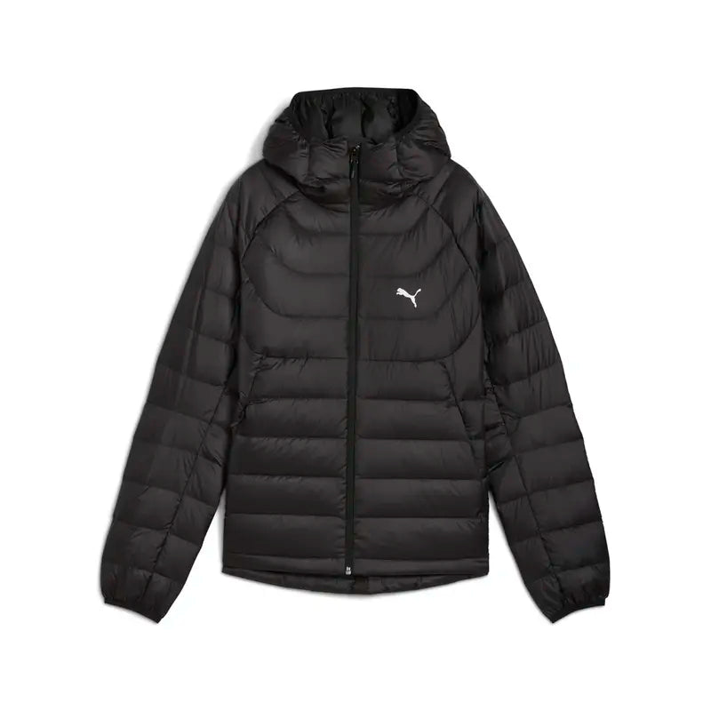 PUMA Womens Packlite Hooded Down Jacket Athletic Outerwear Casual - Black