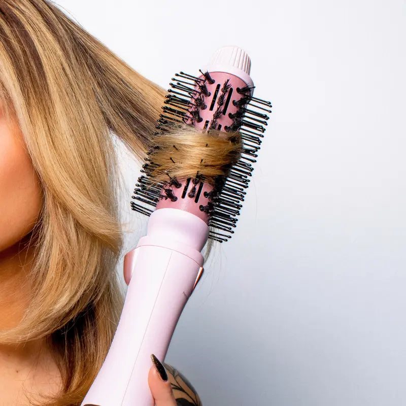 Beachwaver Blow Brush – 4-in-1 Hair Dryer & Styler with Diffuser, Round Brush & Smoothing Brush for Easy DIY Blowouts